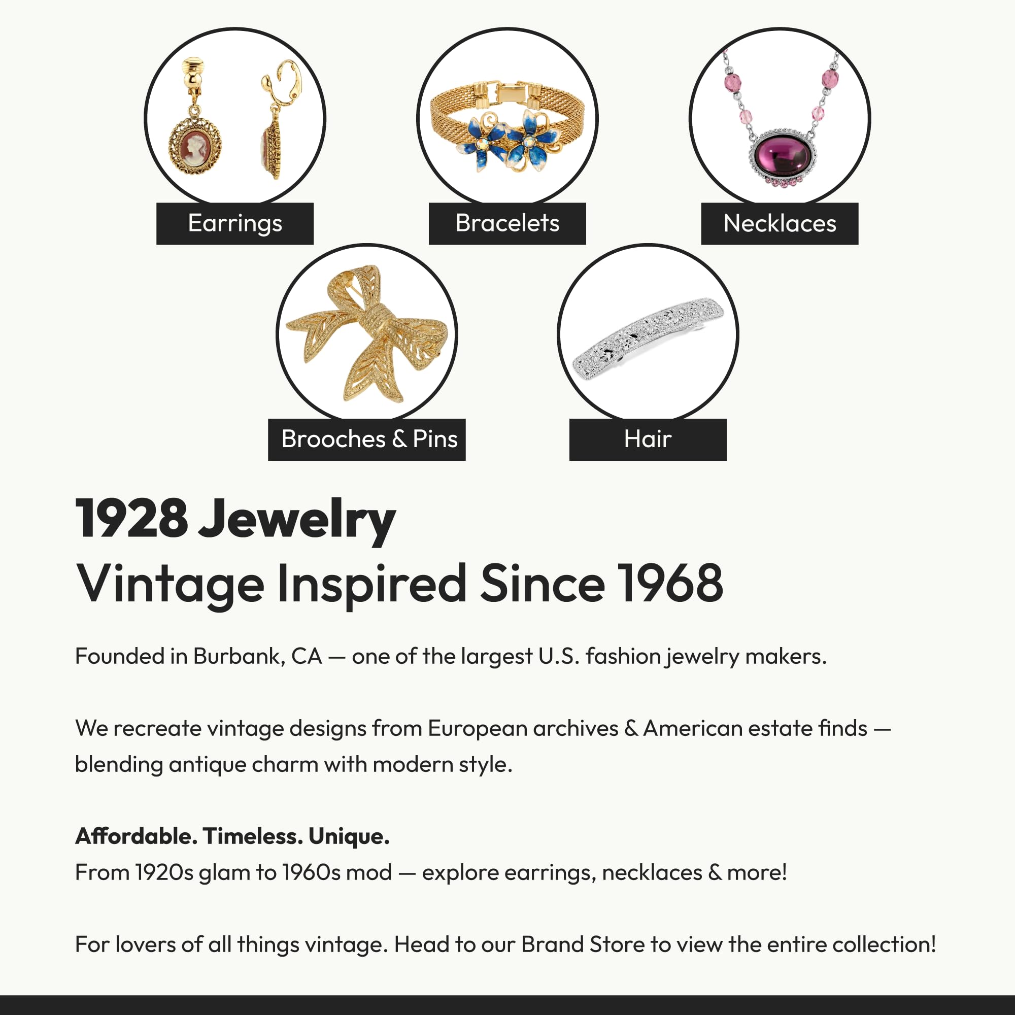 Amazon.com: 1928 Jewelry Company: Hair Jewelry